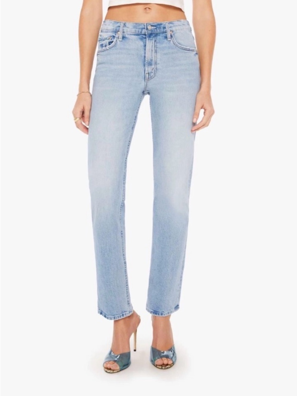 Mother Denim The Smarty Pants Skimp Jeans in Don’t Be a Square - Sz 28